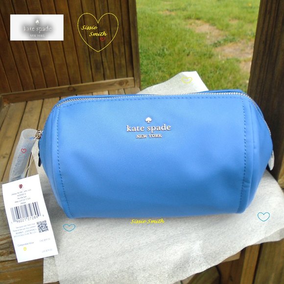 kate spade Bags Kate Spade Deep Cornflower Chelsea Cosmetic Bag Poshmark